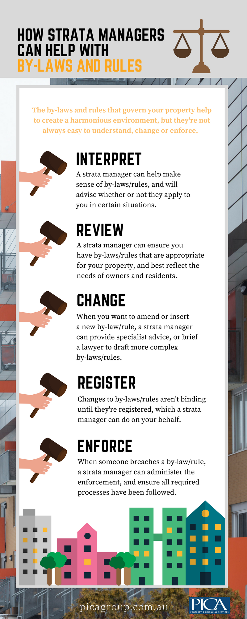 How strata managers can help with by-laws and rules