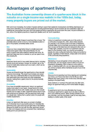 Your Free Guide To Body Corporate Living In Queensland Pica Group Pica Group