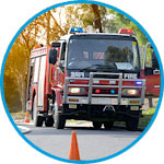Emergency vehicle access icon