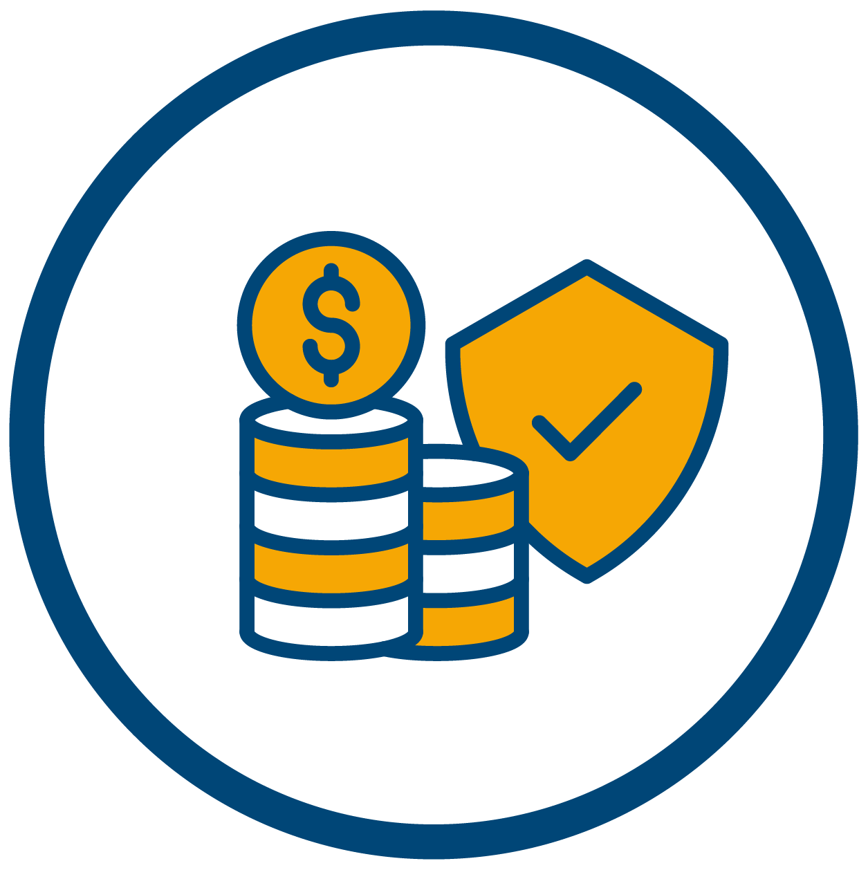 Insurance legal risk icon